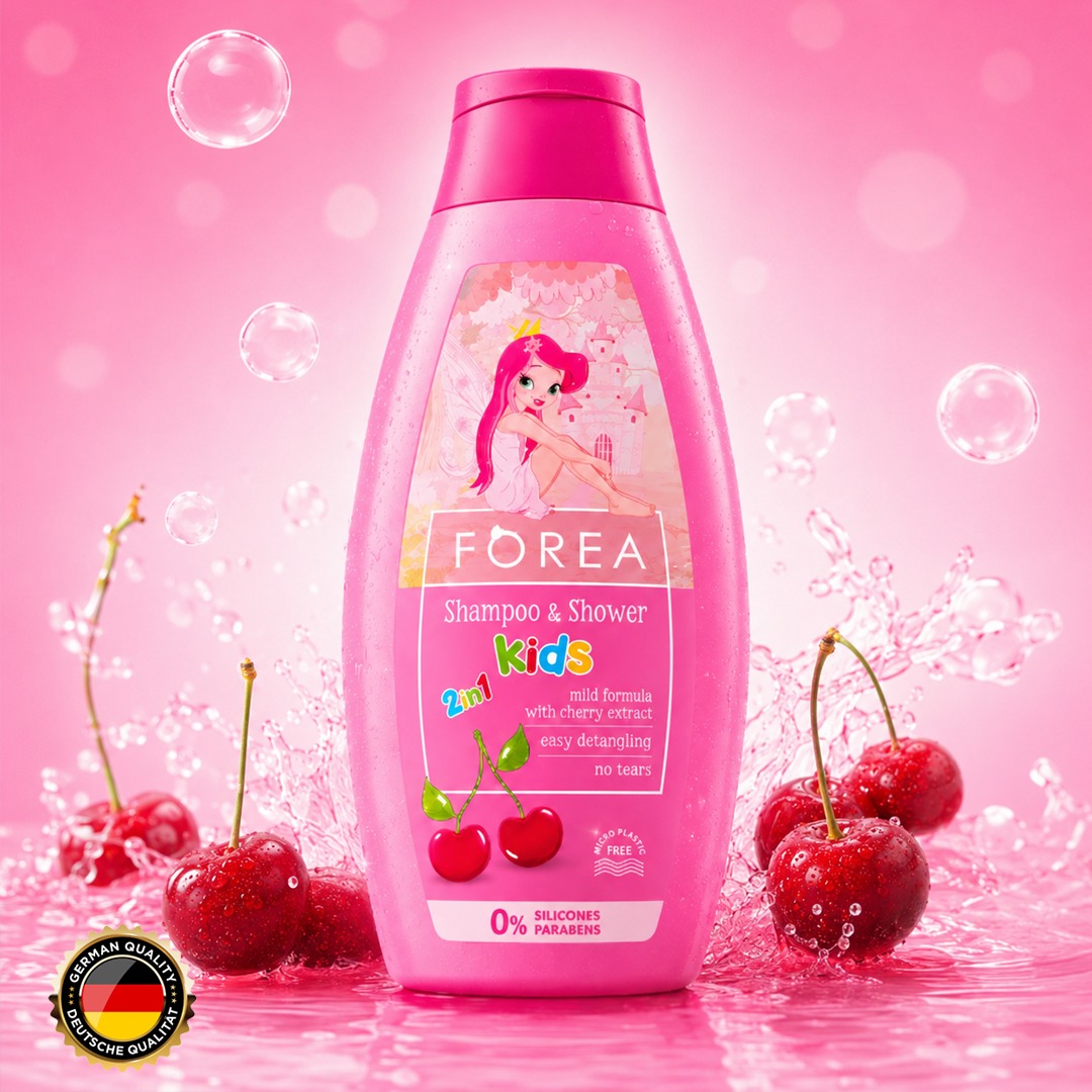 FOREA Kids Shampoo & Shower Cherry